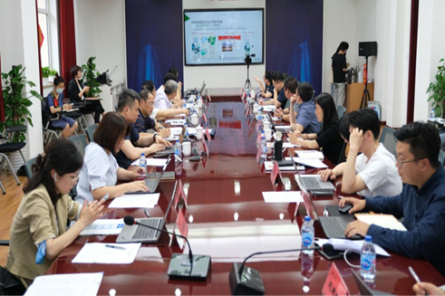 6日19日，“2023数字空间绿色低碳行动”首场轮值单位交流会在人民日报社举行。