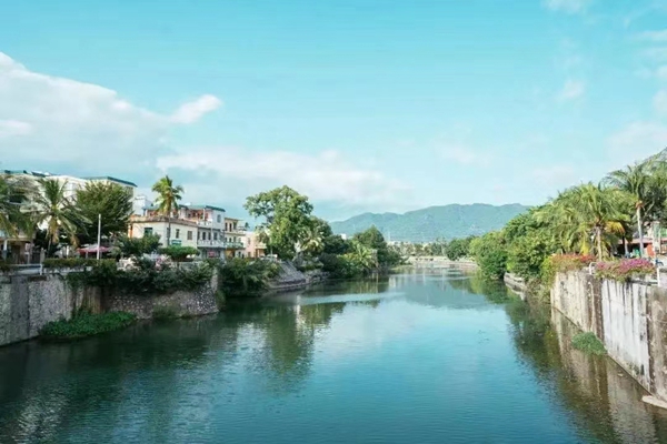 三亚市天涯区槟榔村村景。天涯区供图