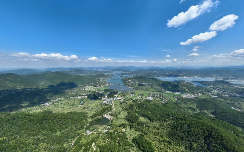 浠水县绿柳乡景色。
