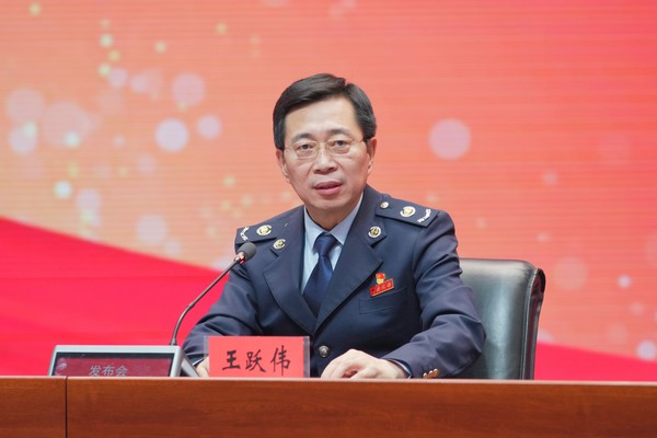 国家税务总局黑龙江省税务局党委书记、局长王跃伟。刘心杨 摄