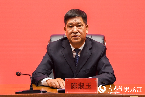七台河市农业农村局副局长 陈淑玉。人民网记者 张哲鑫摄