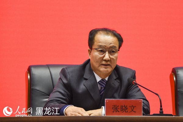 七台河市卫健委党组书记、主任 张晓文。人民网记者 张哲鑫摄