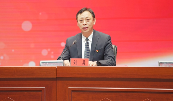 黑龙江省司法厅党委委员、副厅长刘勇。刘心杨 摄