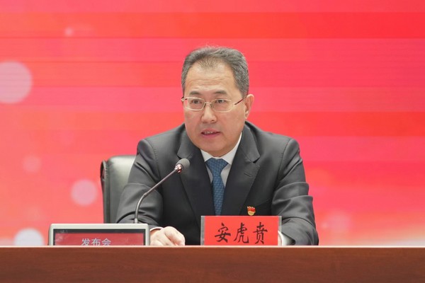 黑龙江省市场监督管理局党组书记、局长安虎贲。刘心杨 摄