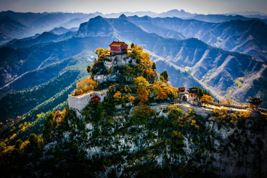 图为马鞍山景区