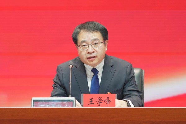 黑龙江省工业和信息化厅党组成员、副厅长王学峰。刘心杨 摄