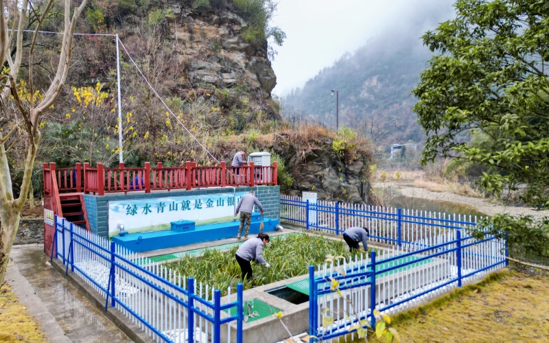 茅塔乡康家村污水处理站