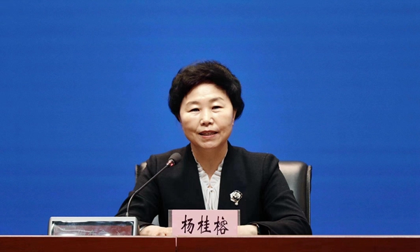 哈尔滨市农业农村局局长杨桂榕。张澍摄