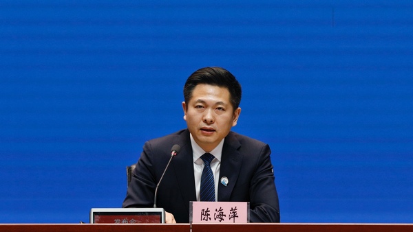 共青团黑龙江省委副书记陈海萍。张澍摄