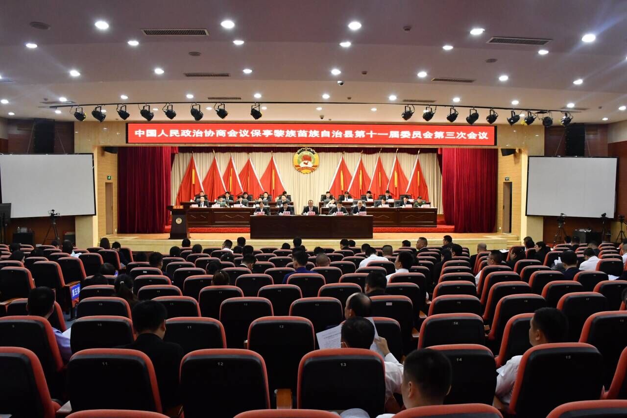会议现场。保亭县委宣传部供图