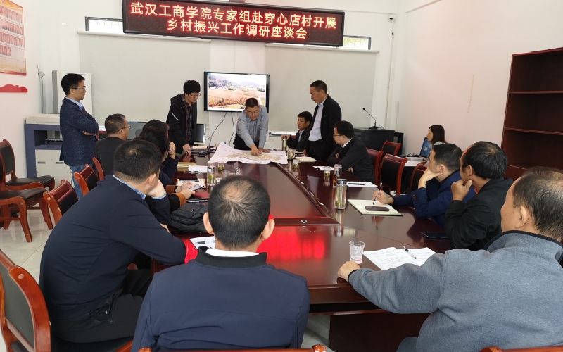学校专家组赴穿心店村开展乡村振兴工作调研座谈会。王强摄