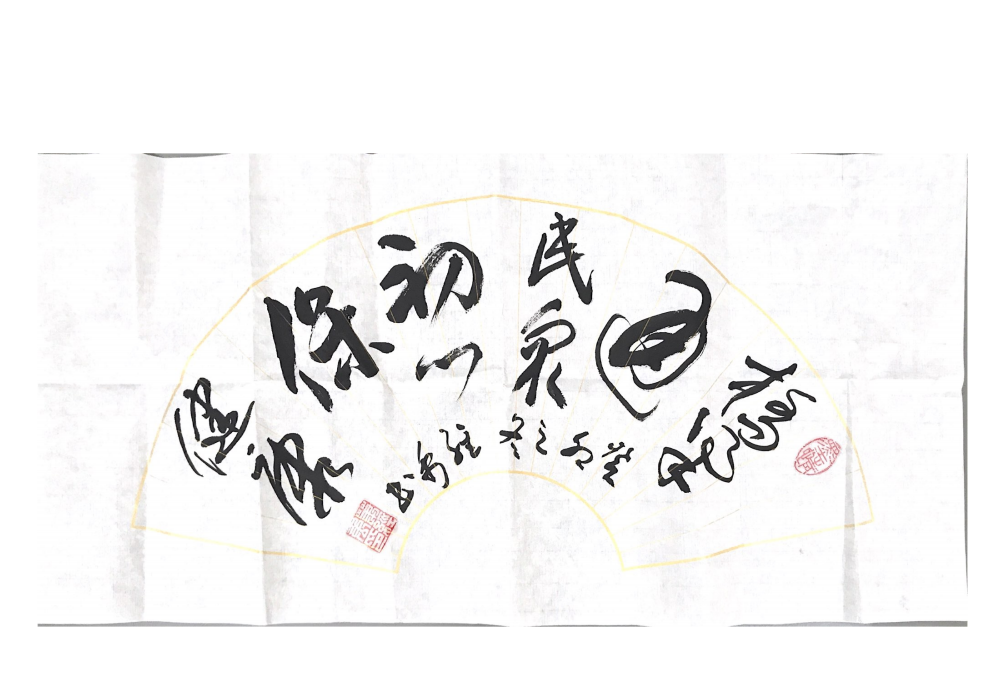 书法感谢信——桥梁通民众，初心保健康
