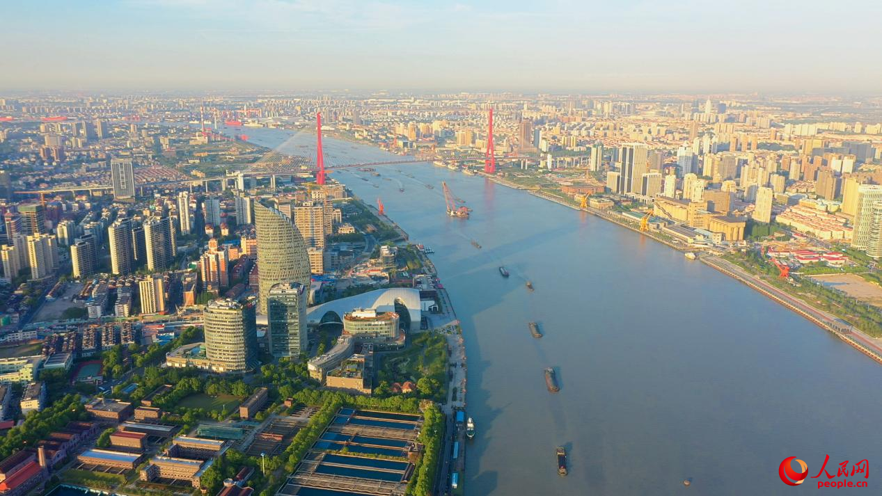 杨浦滨江全景。杨浦区宣传部供图