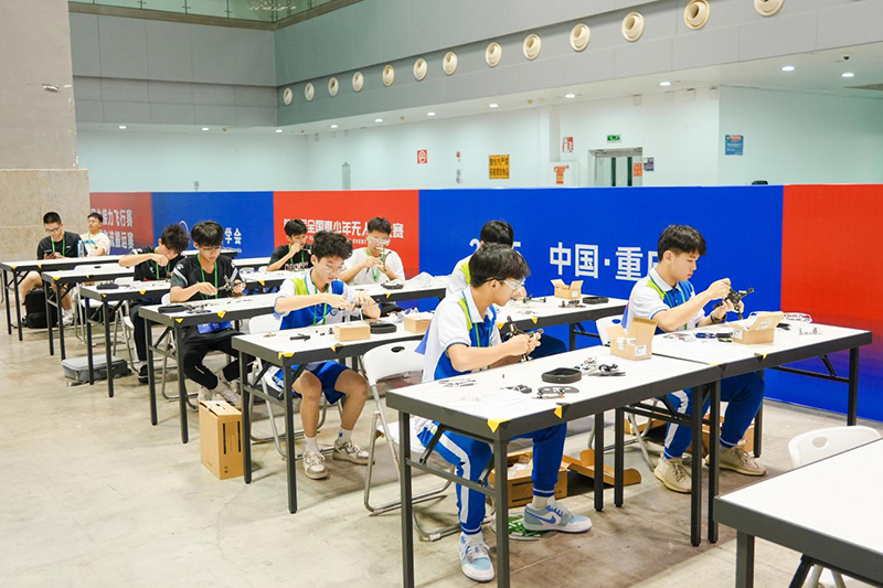 比赛现场。安徽省航空学会供图