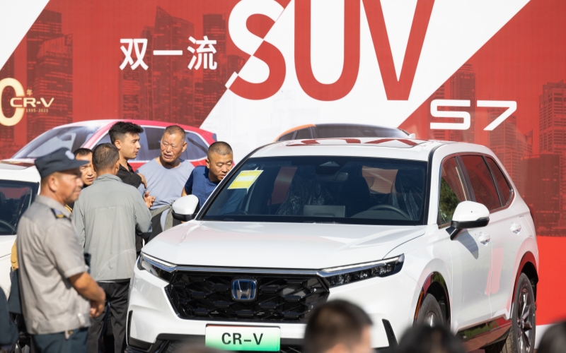 多款“武汉造”“车谷造”新能源汽车驶进博乐。
